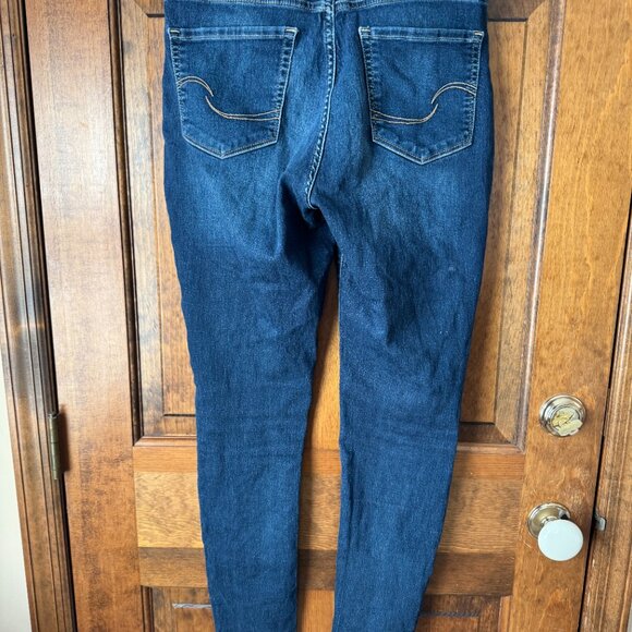 Levi's Signature Gold Dark Rinse Mid-Rise Skinny Jeans Size 10M - Picture 6 of 10